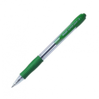 Ручка шариковая "Super Grip" зелёная 0.32мм